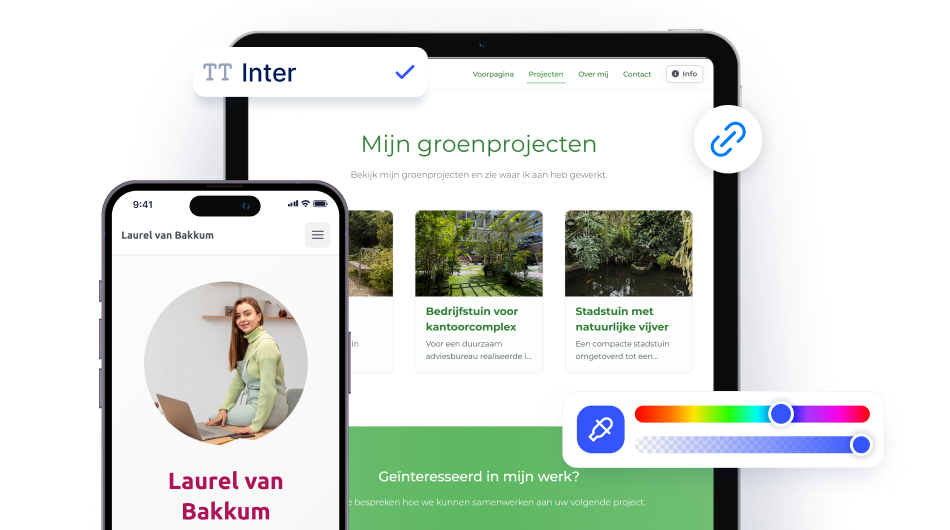 GoPortfolio impressie